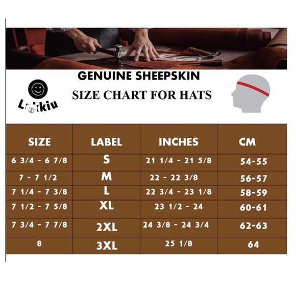 Shearling Sheepskin Leather Trapper Hat Aviator | Winter Hat | Ushanka - Picture 7 of 7